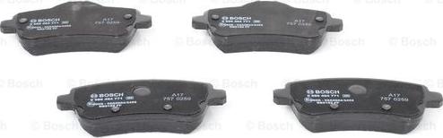 BOSCH 0 986 494 771 - Piduriklotsi komplekt,ketaspidur onlydrive.pro