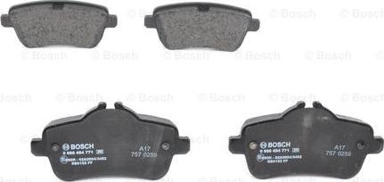 BOSCH 0 986 494 771 - Piduriklotsi komplekt,ketaspidur onlydrive.pro