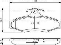 VAG 4K0698151AE - Brake Pad Set, disc brake onlydrive.pro