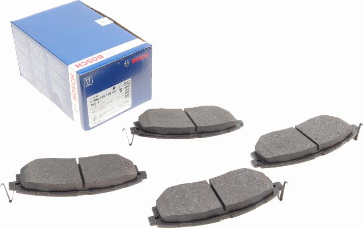 BOSCH 0 986 495 156 - Brake Pad Set, disc brake onlydrive.pro