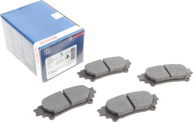 BOSCH 0 986 495 174 - Piduriklotsi komplekt,ketaspidur onlydrive.pro