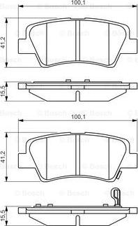 BOSCH 0 986 495 351 - Piduriklotsi komplekt,ketaspidur onlydrive.pro