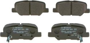 BOSCH 0 986 495 358 - Brake Pad Set, disc brake onlydrive.pro