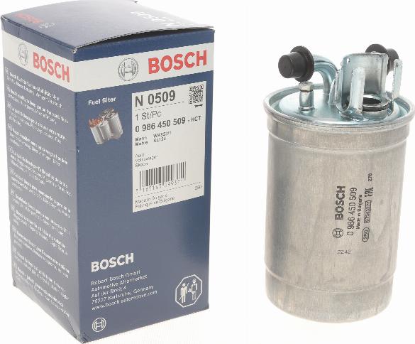 BOSCH 0 986 450 509 - Polttoainesuodatin onlydrive.pro