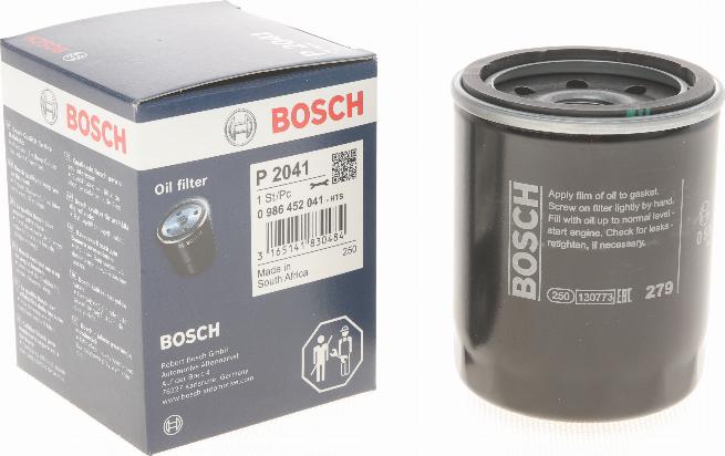 BOSCH 0 986 452 041 - Масляный фильтр onlydrive.pro