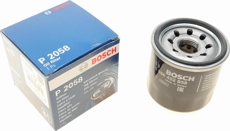 BOSCH 0 986 452 058 - Õlifilter onlydrive.pro