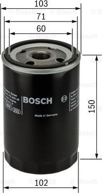 BOSCH 0 986 452 063 - Oil Filter onlydrive.pro