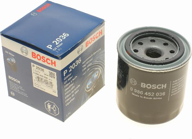 BOSCH 0 986 452 036 - Oil Filter onlydrive.pro