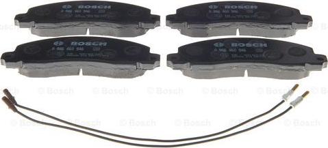 BOSCH 0 986 460 946 - Brake Pad Set, disc brake onlydrive.pro