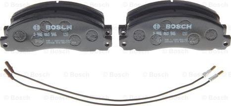 BOSCH 0 986 460 946 - Brake Pad Set, disc brake onlydrive.pro