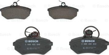 BOSCH 0 986 460 948 - Stabdžių trinkelių rinkinys, diskinis stabdys onlydrive.pro