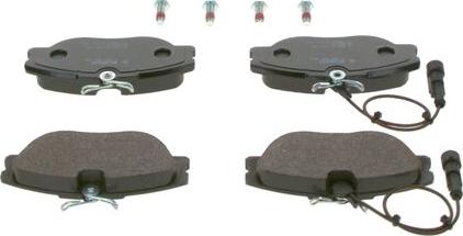 BOSCH 0 986 460 942 - Brake Pad Set, disc brake onlydrive.pro