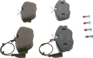 BOSCH 0 986 460 942 - Brake Pad Set, disc brake onlydrive.pro