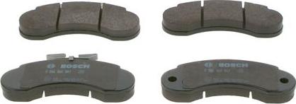 BOSCH 0 986 460 947 - Brake Pad Set, disc brake onlydrive.pro