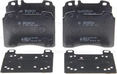 BOSCH 0 986 460 966 - Тормозные колодки, дисковые, комплект onlydrive.pro