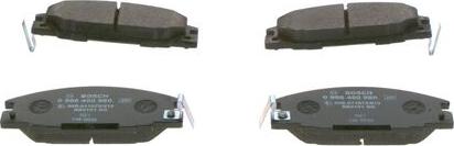 BOSCH 0 986 460 960 - Brake Pad Set, disc brake onlydrive.pro