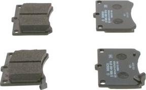 BOSCH 0 986 460 974 - Brake Pad Set, disc brake onlydrive.pro