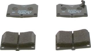 BOSCH 0 986 460 974 - Brake Pad Set, disc brake onlydrive.pro