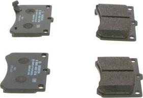 BOSCH 0 986 460 974 - Brake Pad Set, disc brake onlydrive.pro