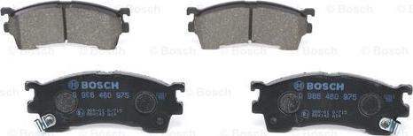 BOSCH 0 986 460 975 - Brake Pad Set, disc brake onlydrive.pro