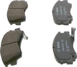 BOSCH 0 986 460 978 - Brake Pad Set, disc brake onlydrive.pro