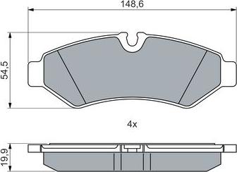 BOSCH 0 986 460 026 - Jarrupala, levyjarru onlydrive.pro