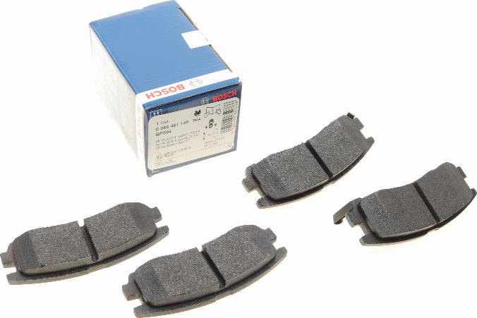 BOSCH 0 986 461 145 - Brake Pad Set, disc brake onlydrive.pro