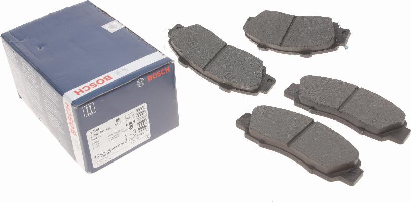 BOSCH 0 986 461 142 - Brake Pad Set, disc brake onlydrive.pro