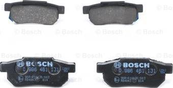 BOSCH 0 986 461 131 - Bremžu uzliku kompl., Disku bremzes onlydrive.pro