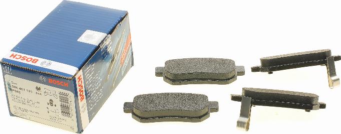 BOSCH 0 986 461 131 - Brake Pad Set, disc brake onlydrive.pro