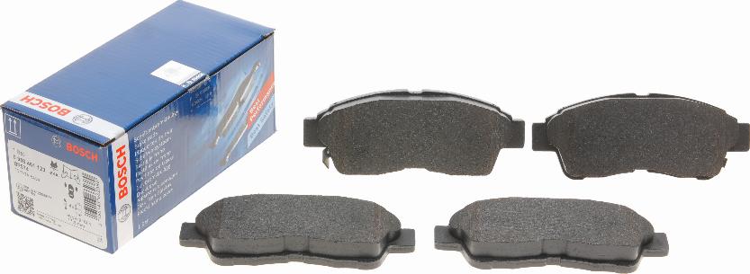 BOSCH 0 986 461 123 - Brake Pad Set, disc brake onlydrive.pro