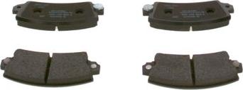 BOSCH 0 986 461 396 - Brake Pad Set, disc brake onlydrive.pro