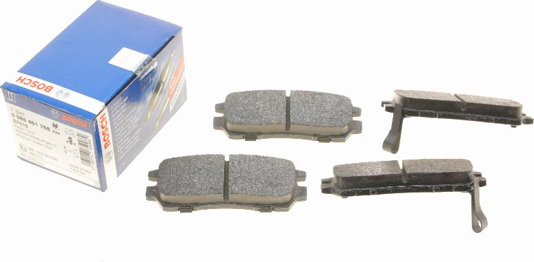 BOSCH 0 986 461 768 - Brake Pad Set, disc brake onlydrive.pro