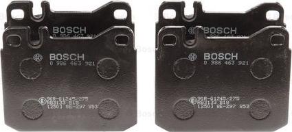 BOSCH 0 986 463 921 - Brake Pad Set, disc brake onlydrive.pro