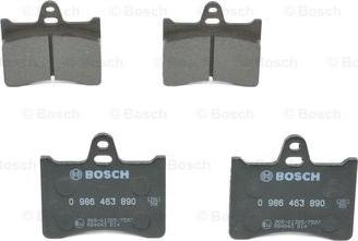 BOSCH 0 986 463 890 - Brake Pad Set, disc brake onlydrive.pro