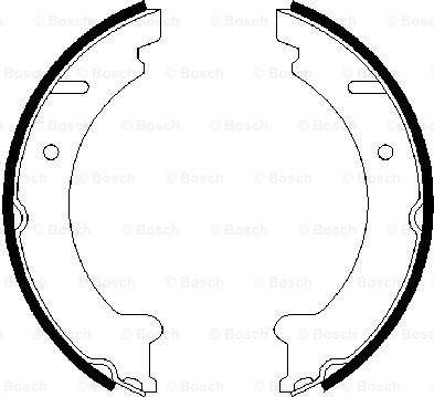 BOSCH 0 986 487 548 - Brake Shoe Set, parking brake onlydrive.pro