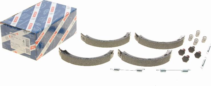 BOSCH 0 986 487 543 - Brake Shoe Set, parking brake onlydrive.pro