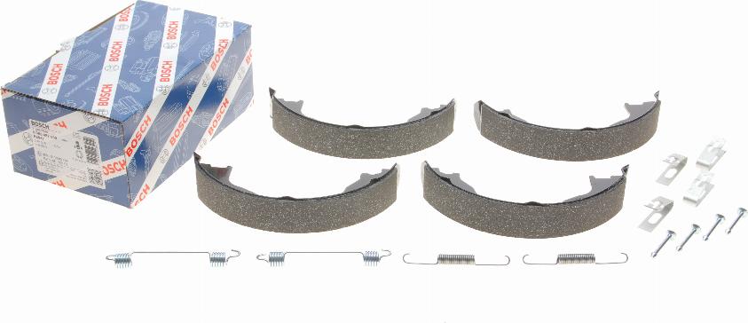 BOSCH 0 986 487 609 - Brake Shoe Set, parking brake onlydrive.pro