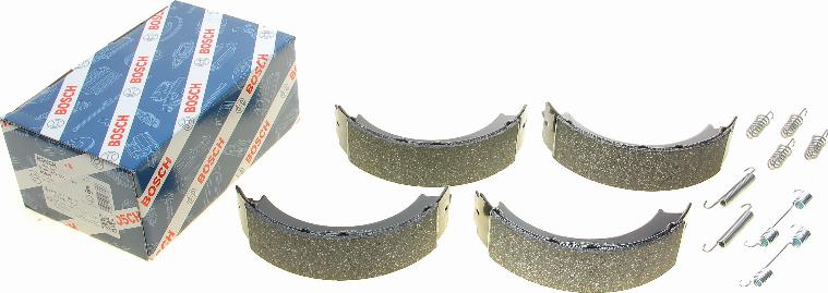 BOSCH 0 986 487 611 - Brake Shoe Set, parking brake onlydrive.pro