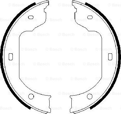 BOSCH 0 986 487 625 - Brake Shoe Set, parking brake onlydrive.pro