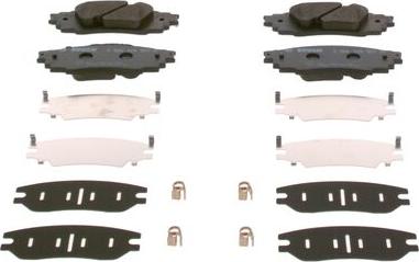 BOSCH 0 986 424 927 - Brake Pad Set, disc brake onlydrive.pro