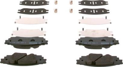 BOSCH 0 986 424 927 - Brake Pad Set, disc brake onlydrive.pro