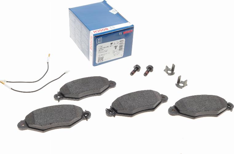 BOSCH 0 986 424 455 - Piduriklotsi komplekt,ketaspidur onlydrive.pro