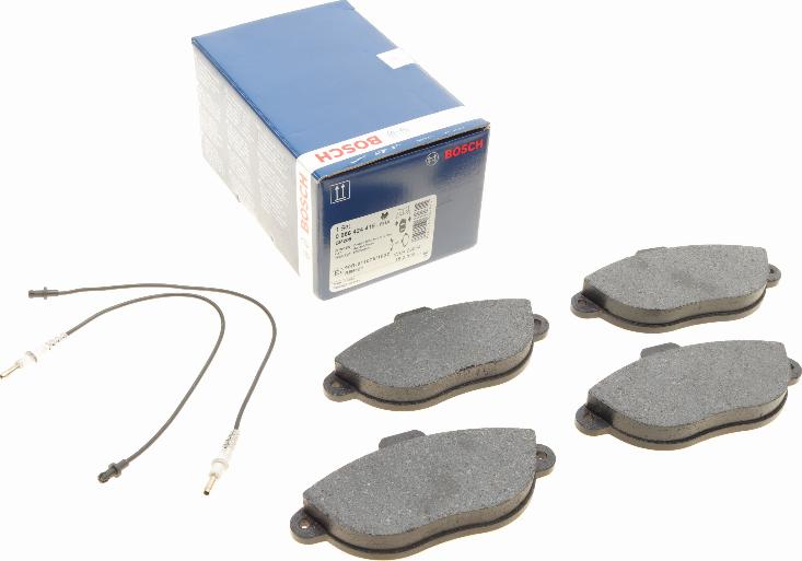 BOSCH 0 986 424 415 - Piduriklotsi komplekt,ketaspidur onlydrive.pro