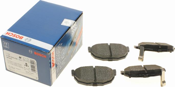 BOSCH 0 986 424 418 - Piduriklotsi komplekt,ketaspidur onlydrive.pro