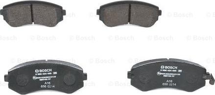 BOSCH 0 986 424 489 - Тормозные колодки, дисковые, комплект onlydrive.pro