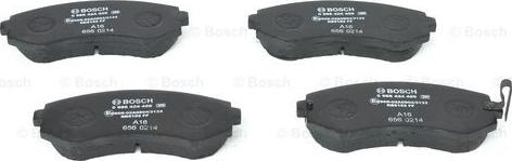 BOSCH 0 986 424 489 - Тормозные колодки, дисковые, комплект onlydrive.pro