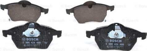 BOSCH 0 986 424 488 - Brake Pad Set, disc brake onlydrive.pro