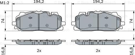 BOSCH 0 986 424 429 - Jarrupala, levyjarru onlydrive.pro