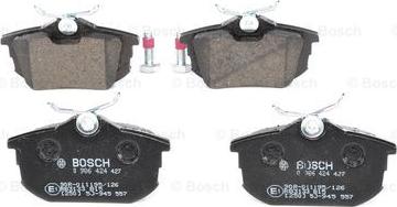 BOSCH 0 986 424 427 - Brake Pad Set, disc brake onlydrive.pro